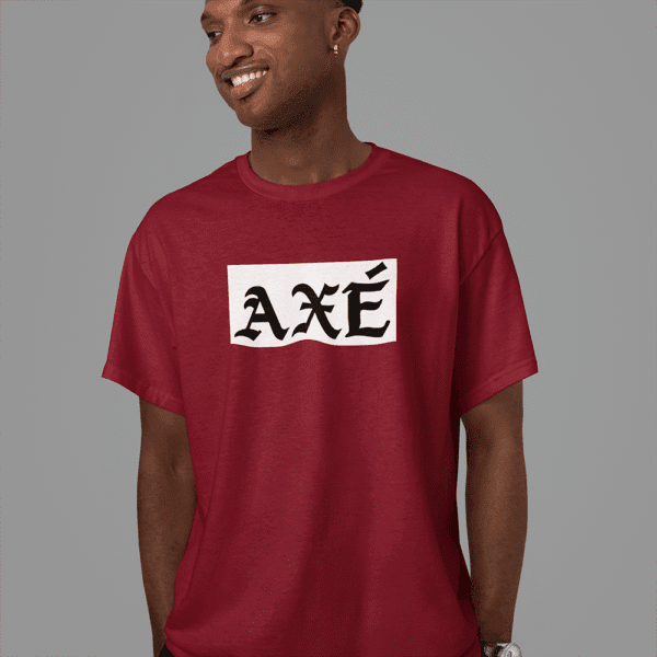 Camiseta Fé e Axé frente