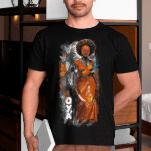 Camiseta Iansã de laranja