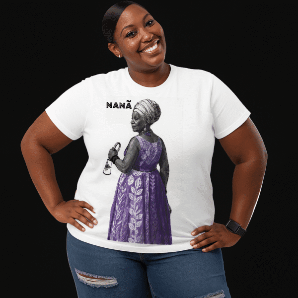 Camiseta Nanã de costas