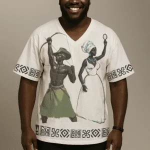 Camiseta Metade Oxóssi e Yemanjá - Loja Eremim