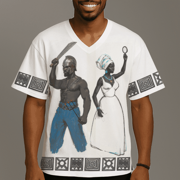Camisu Xoroquê e Yemanjá de branco