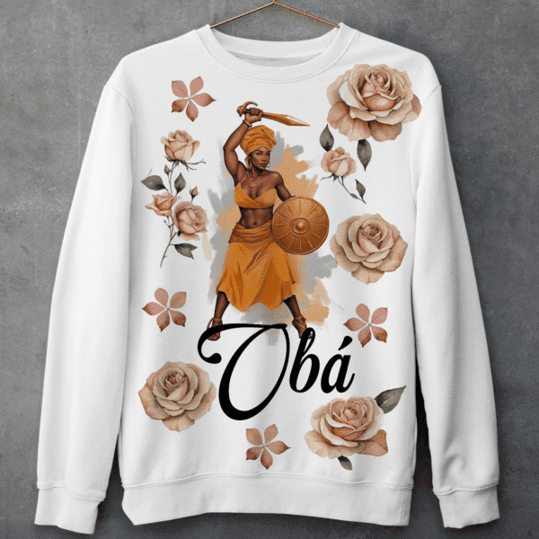 Moletom Obá com flores