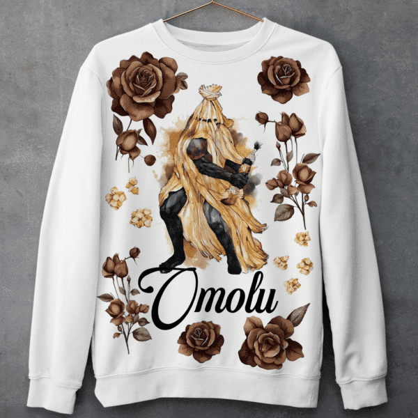 Moletom Omolu com flores