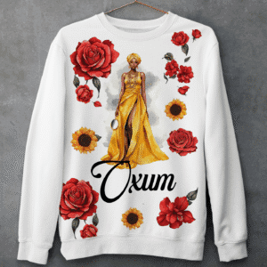 Moletom Oxum com flores