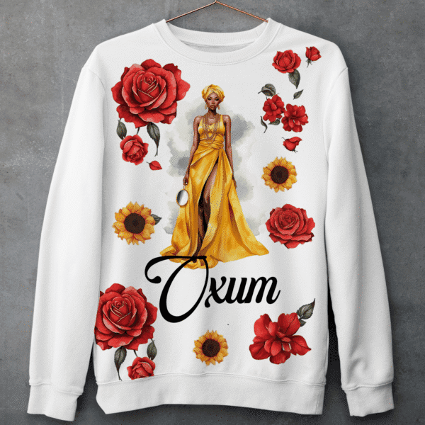 Moletom Oxum com flores