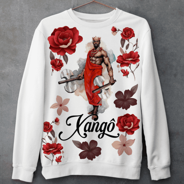 Moletom Xangô com flores