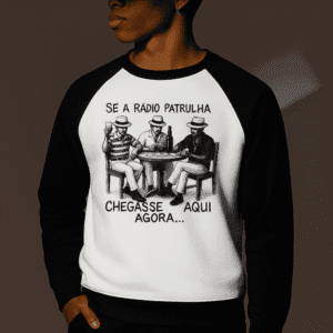 Moletom preto Malandragem