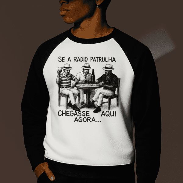 Moletom preto Malandragem