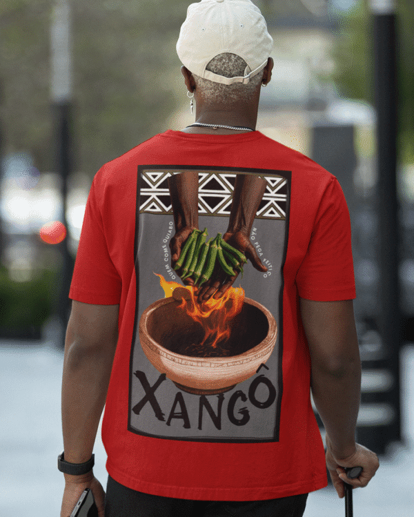 Camiseta Xangô oferenda vermelha