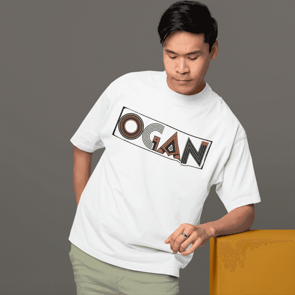 Camiseta Ogan de Airá branco frente