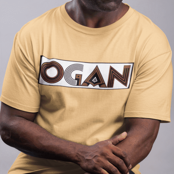 Camiseta Ogan de Omolu bege frente