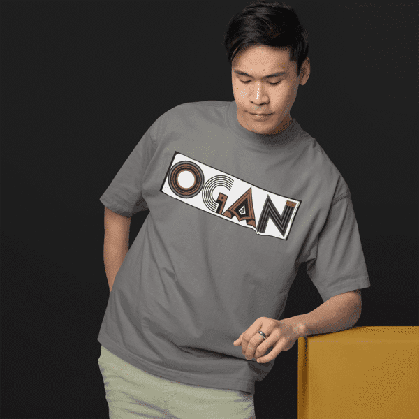 Camiseta Ogan de Airá cinza frente