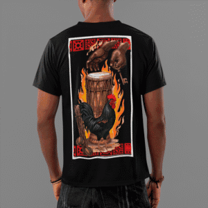 Camiseta Ogan de Bara preto