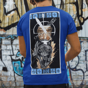 Camiseta Ogan de Ogum azul royal