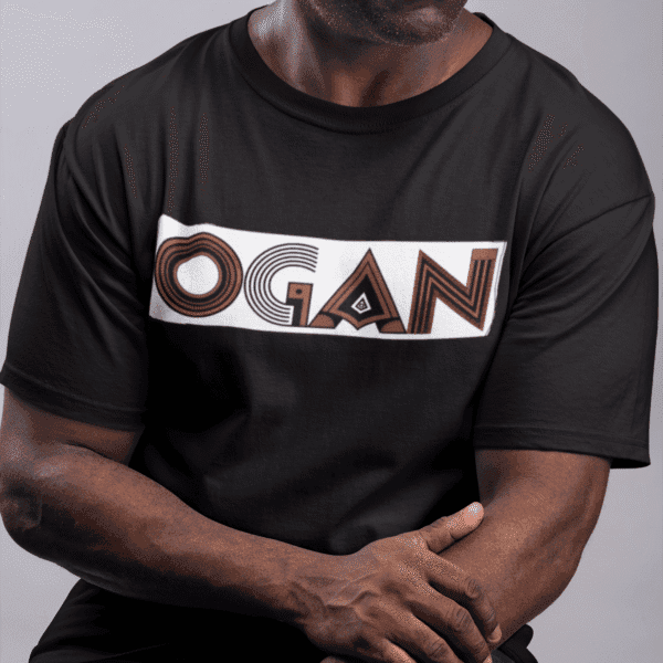 Camiseta Ogan de Omolu preto frente