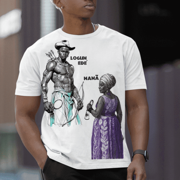 Camiseta de Nanã e Logun Edé