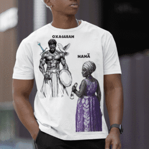 Camiseta de Nanã e Oxaguian