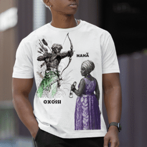 Camiseta de Nanã e Oxóssi