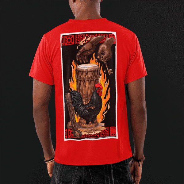 Camiseta Ogan de Bara vermelho