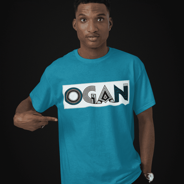 Camiseta Ogan de Oxalá azul frente