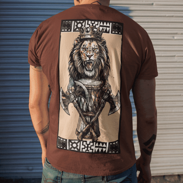 Camiseta Ogan de Xangô marrom