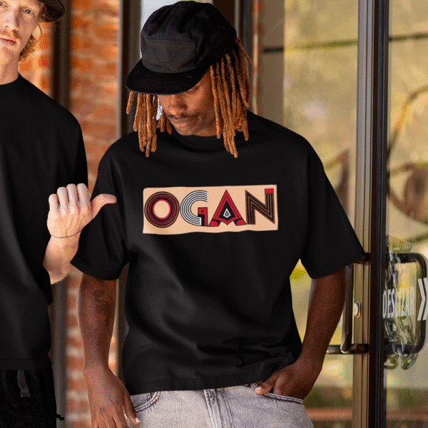 Camiseta Ogan de Xangô preto frente