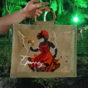 Bolsa Iansã com Alça de Bambu