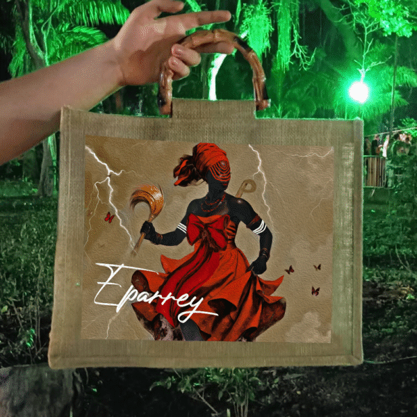 Bolsa Iansã com Alça de Bambu