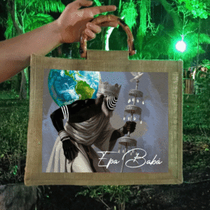 Bolsa Oxalá com Alça de bambu