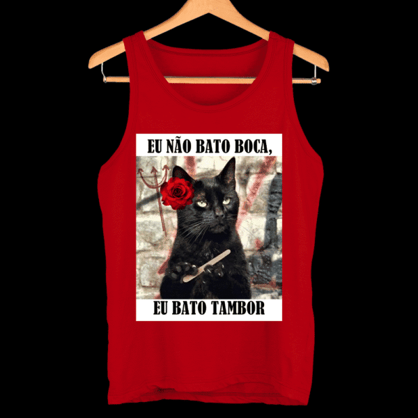 Camiseta Gato do Axé com flor branco - Imagem 4
