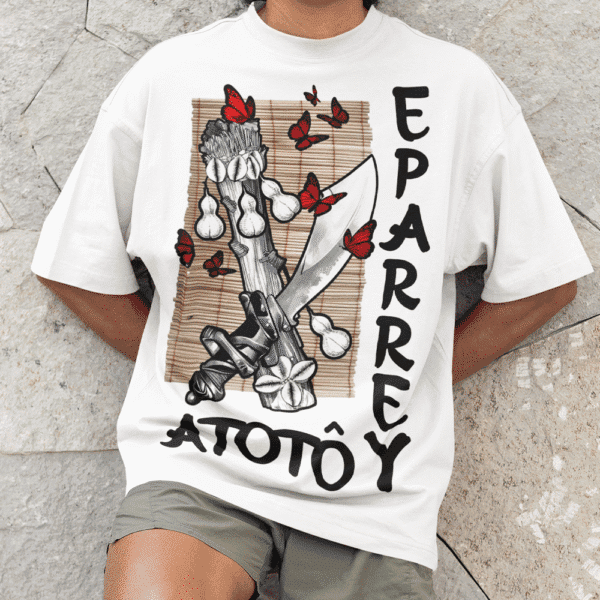 Camiseta Iansã e Omolu ferramentas