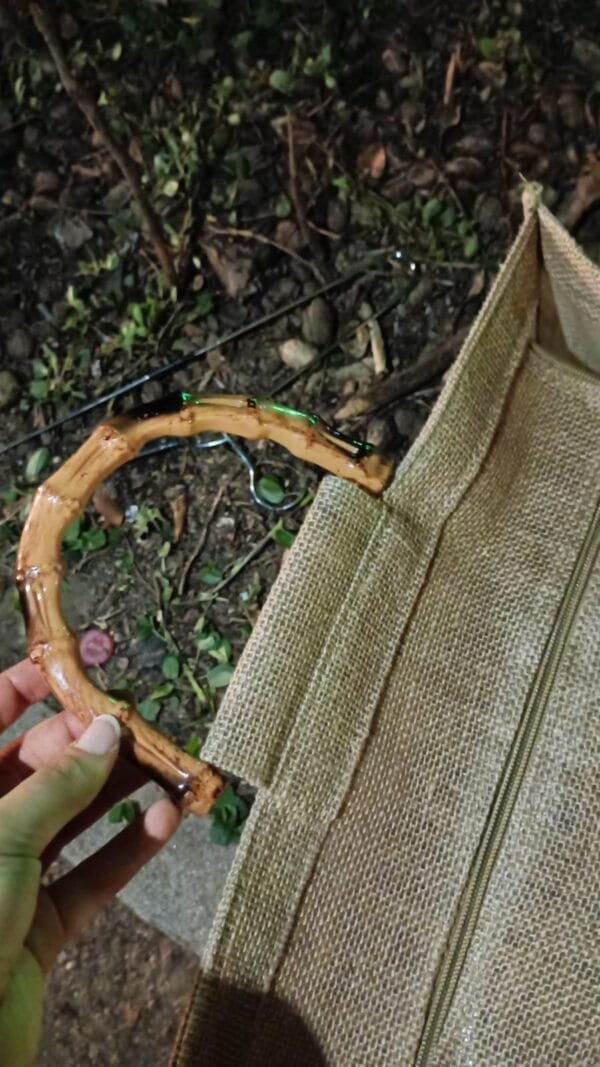 Bolsa Iansã com Alça de Bambu