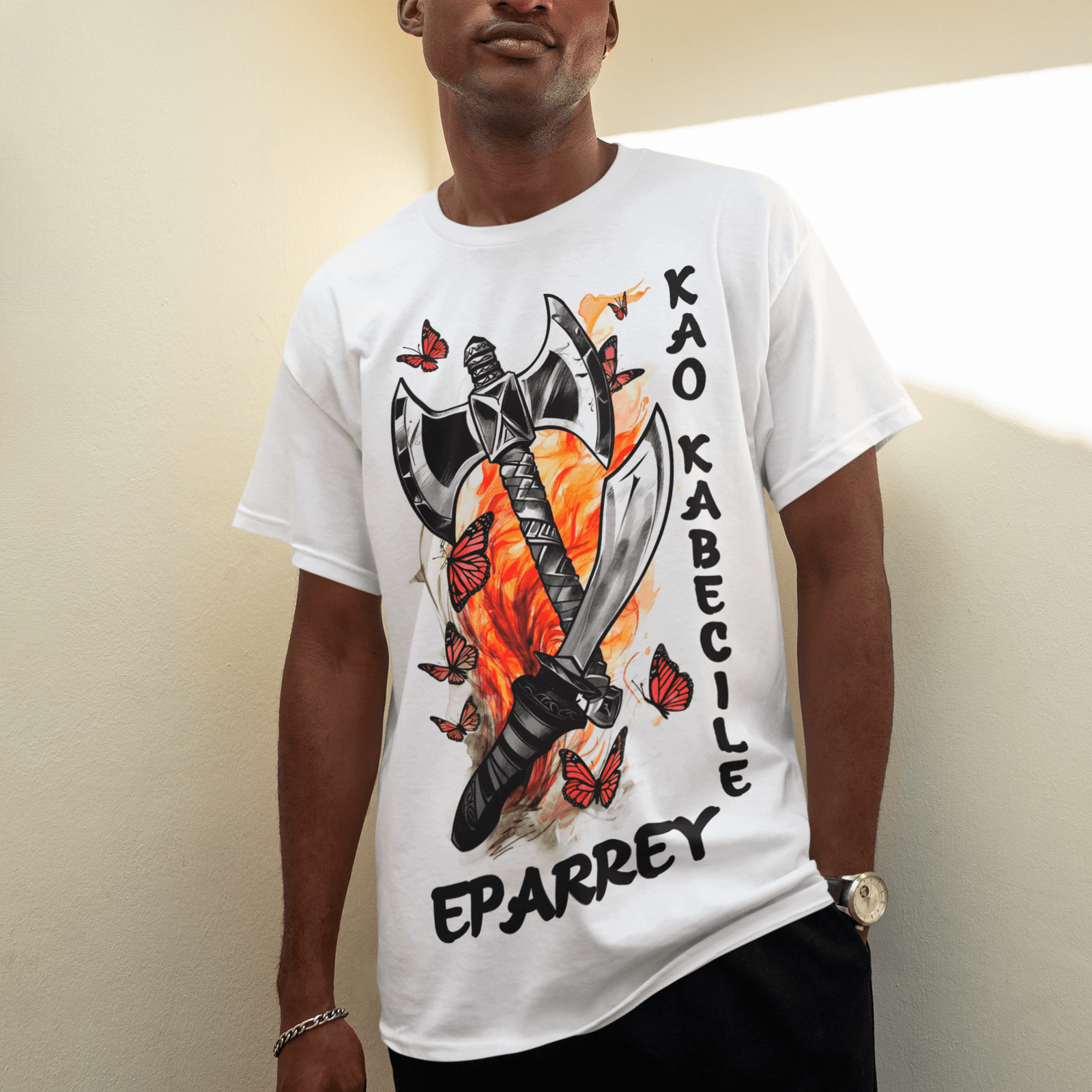 Camiseta Iansã e Xangô ferramentas