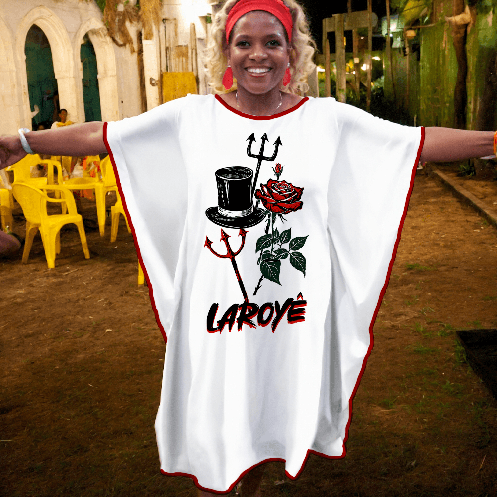 Alaka Laroyê Exú viés vermelho