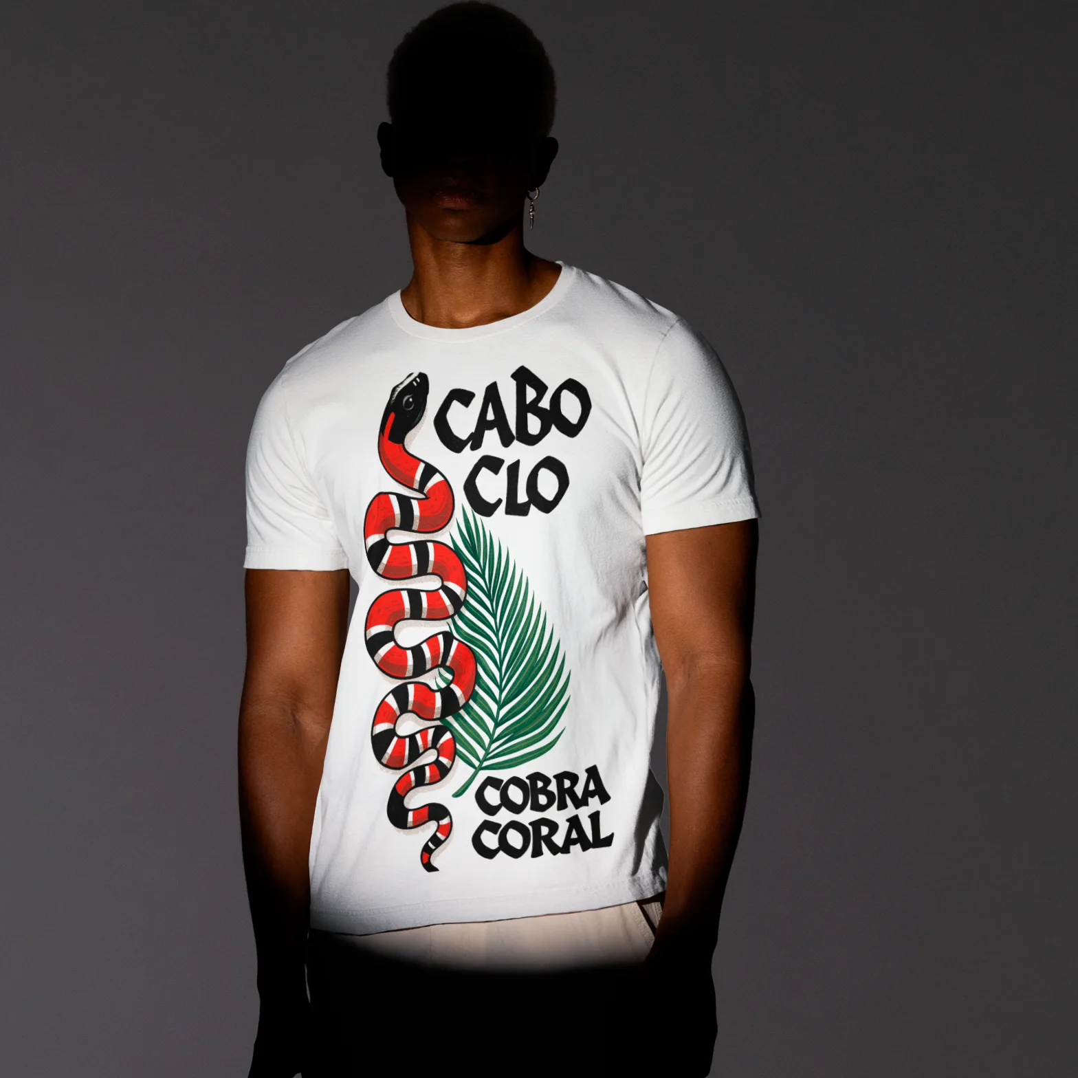 Camiseta de Caboclo Cobra Coral