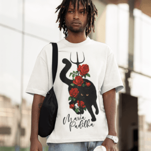 Camiseta gato de Maria Padilha