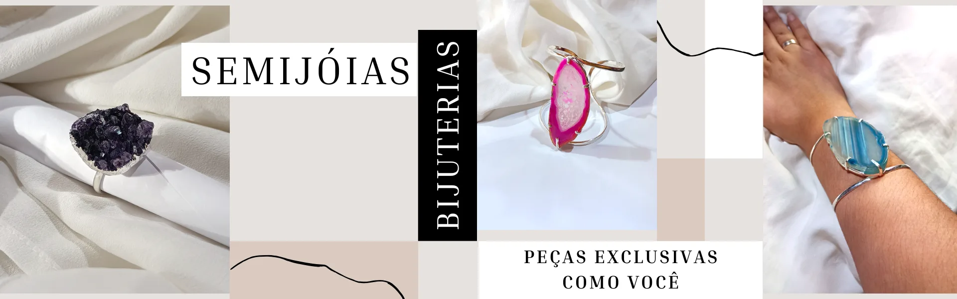Semijóias e bijuterias