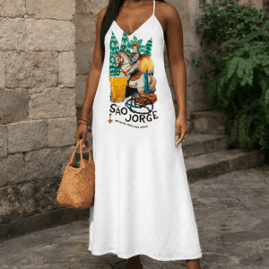 Vestido de alcinha São Jorge altar