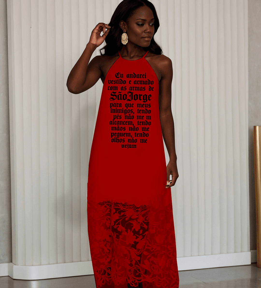 Vestido de renda São Jorge
