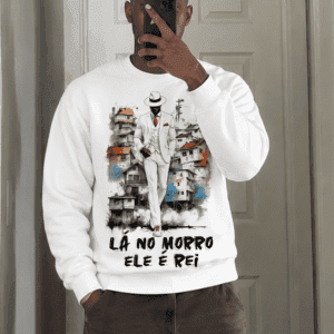 Moletom Zé Pilintra é rei no morro