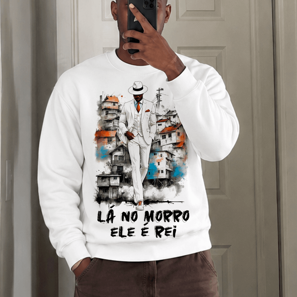 Moletom Zé Pilintra é rei no morro