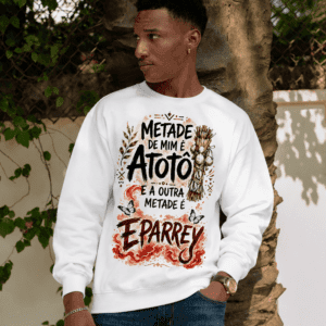 Moletom metade Omolu e Iansã