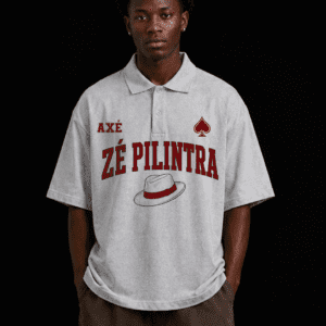 Camisa polo time Zé Pilintra costas frente