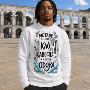 Moletom metade Airá e Yemanjá