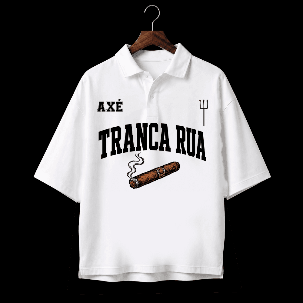Camisa polo time Tranca Rua frente