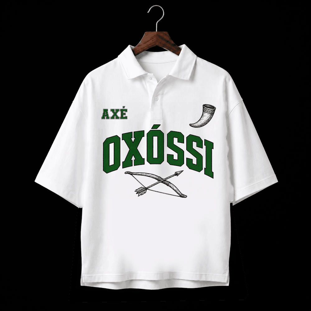 Camisa polo time Oxóssi frente